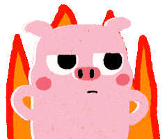 Angry Fire Sticker by Somebodylooks