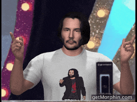 Happy Keanu Reeves GIF by Morphin
