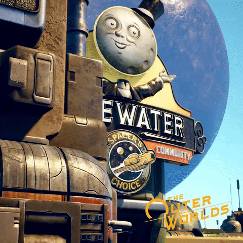 Moon Man Obsidian GIF by The Outer Worlds