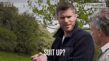 Suit Up Ready To Go GIF by Sky HISTORY UK