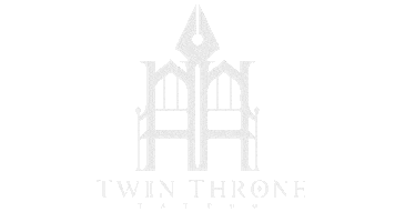 Tattoo Throne Sticker by TwinThroneTattoo