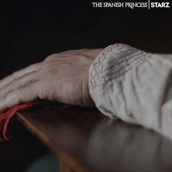 hand starz GIF by The Spanish Princess