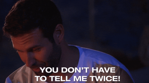Tell Me Twice Episode 2 GIF by The Bachelorette - Find & Share on GIPHY