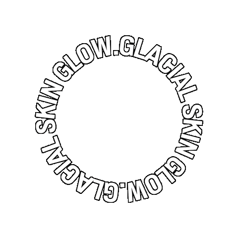 Beauty Glowing Sticker by Glacial Skin