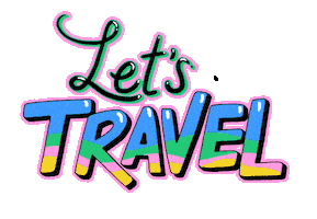 Travel Go Sticker by Dess Artist