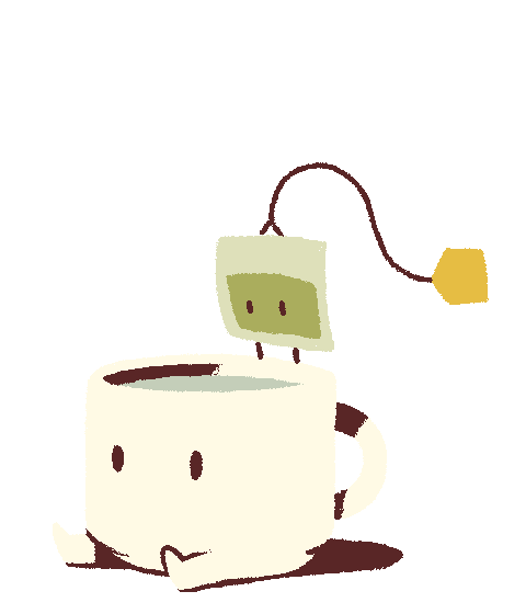 Tea Sticker by Pablo Cuello