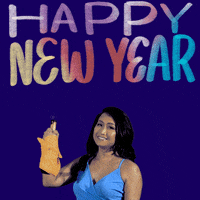 New Year Celebration GIF by Hello All