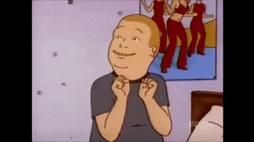 Excited Bobby Hill GIF by MOODMAN