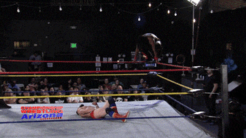 Jump Soar GIF by United Wrestling Network