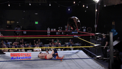 Jump Soar GIF by United Wrestling Network - Find & Share on GIPHY