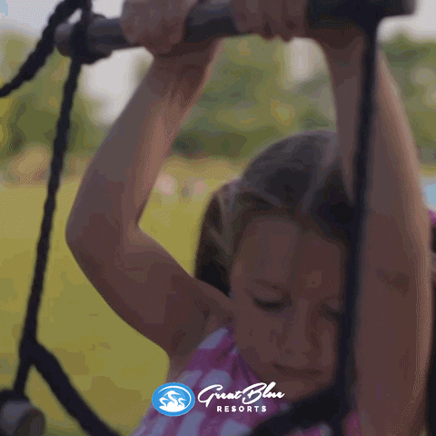 Family Vacation Playground GIF by Great Blue Resorts