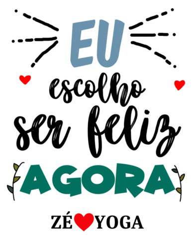 Namaste Felicidade Sticker by Zé Yoga