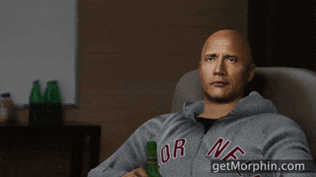 The Rock Beer GIF by Morphin