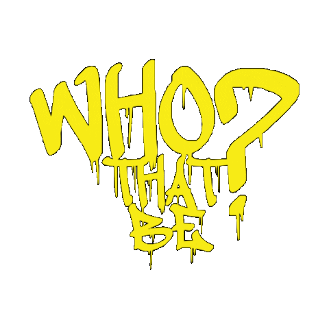Whothatbe Sticker by adrianlouis