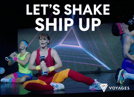 Shaking Lets Go GIF by Virgin Voyages