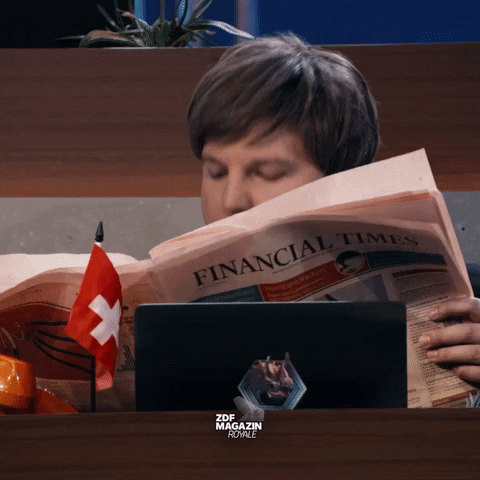 Read Back To School GIF by ZDF Magazin Royale