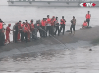 Passenger Rescued After Boat Capsizes on Yangtze River