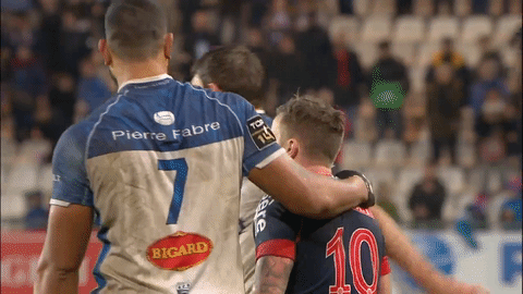 Castres Olympique Friendship GIF by FCG Rugby - Find & Share on GIPHY