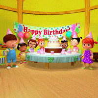 Happy Birthday Dance GIF by moonbug