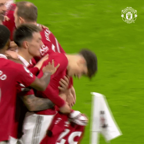 Celebration Win GIF by Manchester United