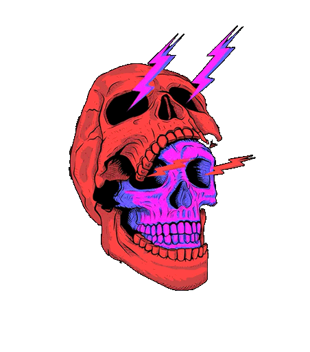 Mask Skull Sticker