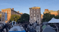 Pro-Palestine Protesters Revive Encampment at Columbia University