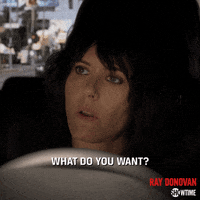 what do you want lena GIF by Ray Donovan