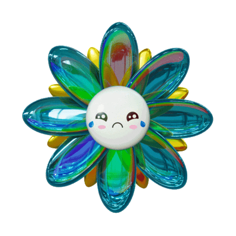 Flower Spinning Sticker by Lipsmak