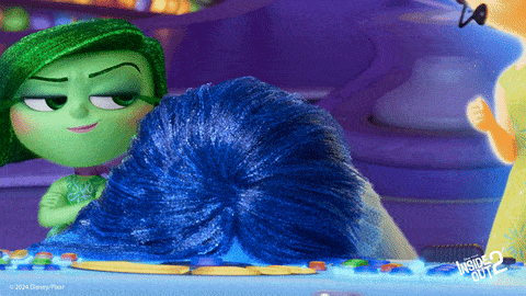 Inside Out Hello GIF by Disney Pixar