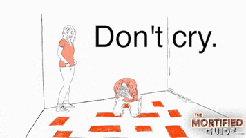 stop crying don't cry GIF by mortifiied