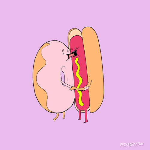 hot dog love GIF by gifnews