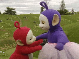 Friends Hug GIF by Teletubbies