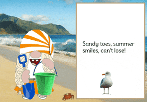 Summer Fun Gnome GIF