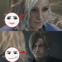 Resident Evil Smirk GIF