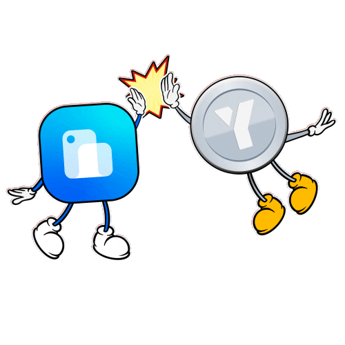 High Five Crypto Sticker by LYOPAY