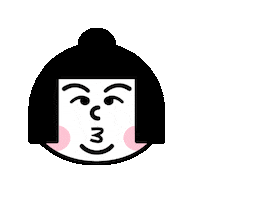 Fire Face Sticker by Bao Bar Wien