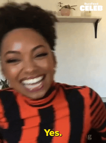 Logan Browning Yes GIF by BuzzFeed