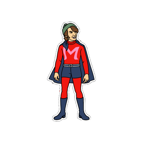 Superhero Mike Nesmith Sticker by The Monkees