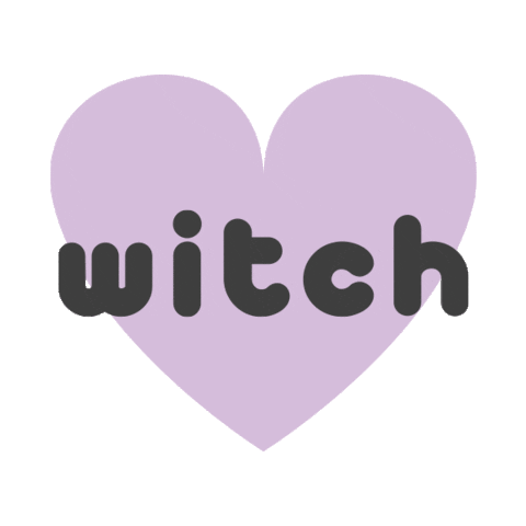 Heart Witch Sticker