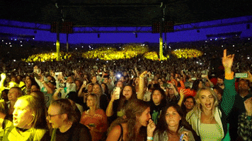 Jumping American Family Insurance Amphitheater GIF by Summerfest