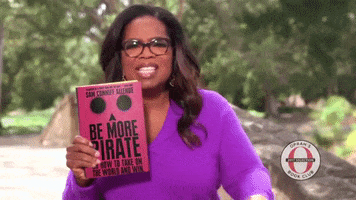 Oprah Bemorepirate Pirate Oprahwinfrey Books GIF by BeMorePirate