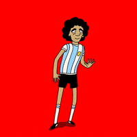 Diego Maradona Dance GIF by YK Animation Studio