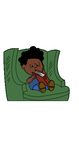 Read Charlie Brown Sticker by crwnking