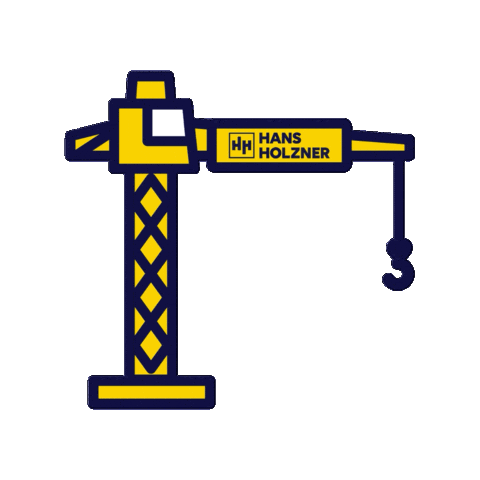 Kran Sticker by Wir bauen