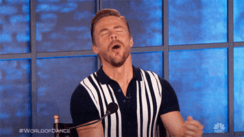 Excited Derek Hough GIF by NBC World Of Dance