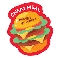 HungryGoWhere Sticker