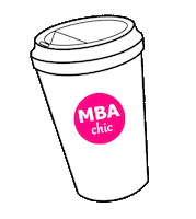 Coffee Cafe Sticker by MBAchic.com