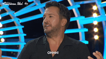 Luke Bryan Reaction GIF by American Idol