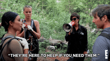 Keeping Up With The Kardashians Megaphone GIF by E!