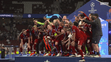 celebrate champions league GIF by Liverpool FC
